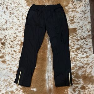 Jaanuu Moto straight leg scrub pants.